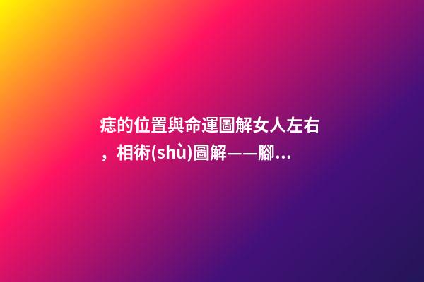 痣的位置與命運圖解女人左右，相術(shù)圖解——腳上長痣-第1張-觀點-玄機派